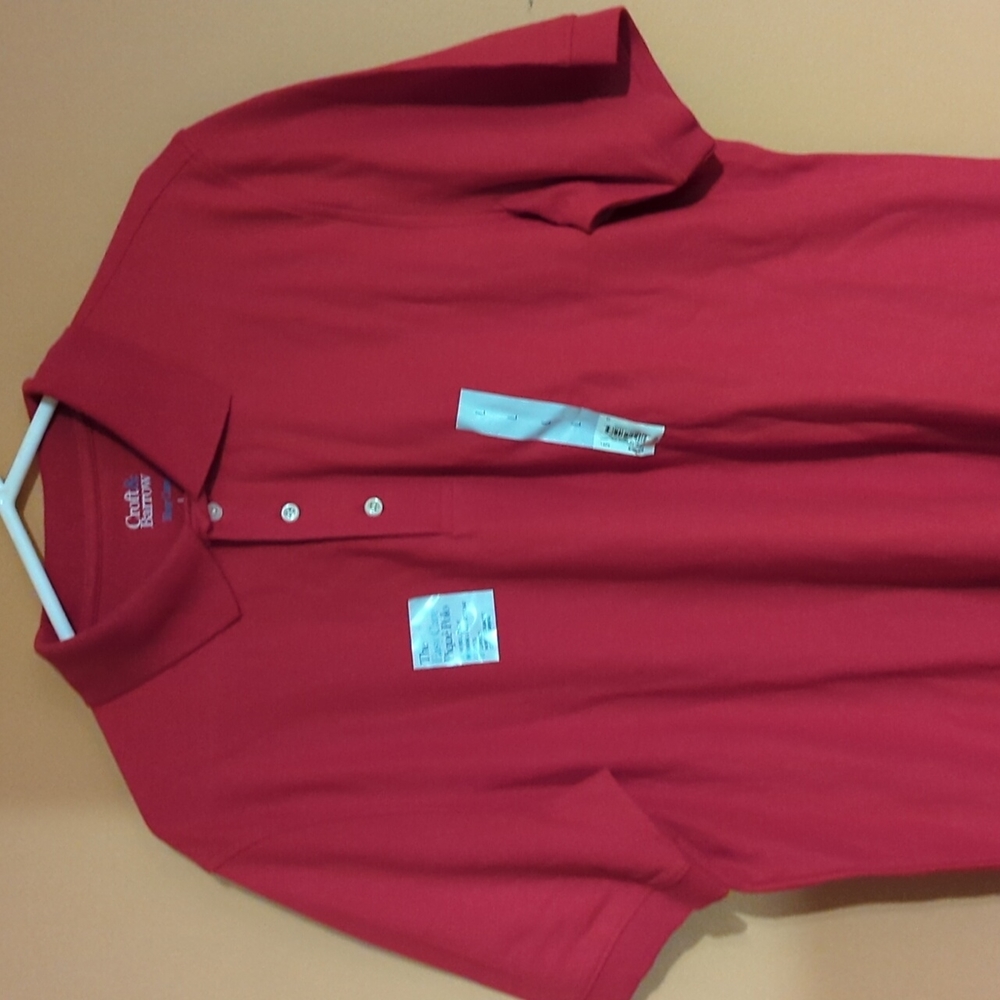 Mens Red Polo Size Large